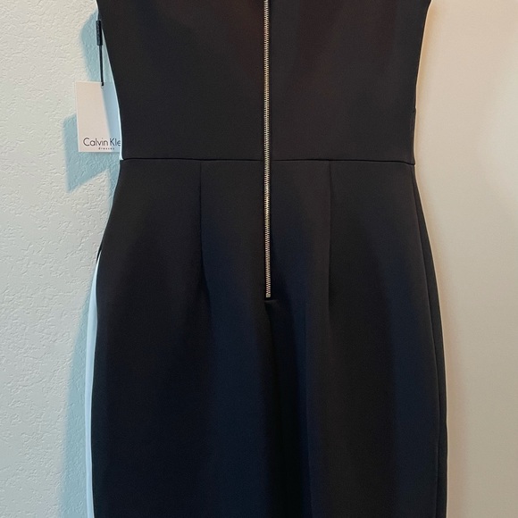 Calvin Klein Dress size 4 black and white - Picture 3 of 5